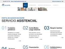 Tablet Screenshot of hospitalsanonofre.com